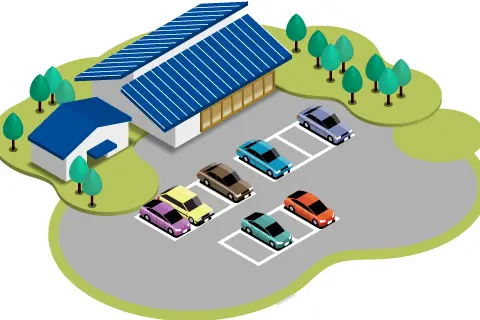 長沼自動車整備工場の店舗外観