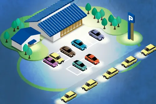 長沼自動車整備工場の店舗外観